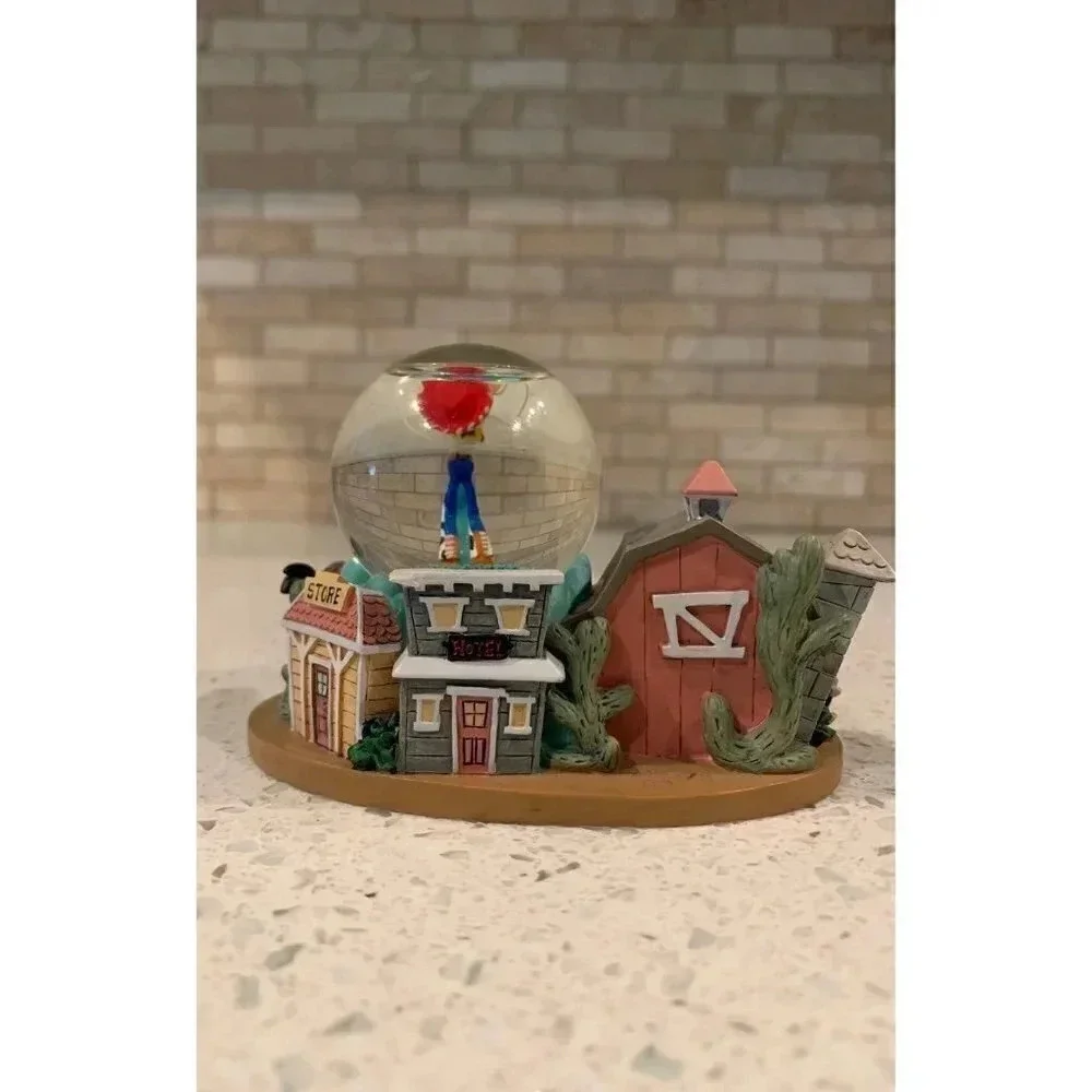 RARE Disney Toy Story 2 Mini Snowglobe featuring Jessie and Bullseye Snow Globe‎